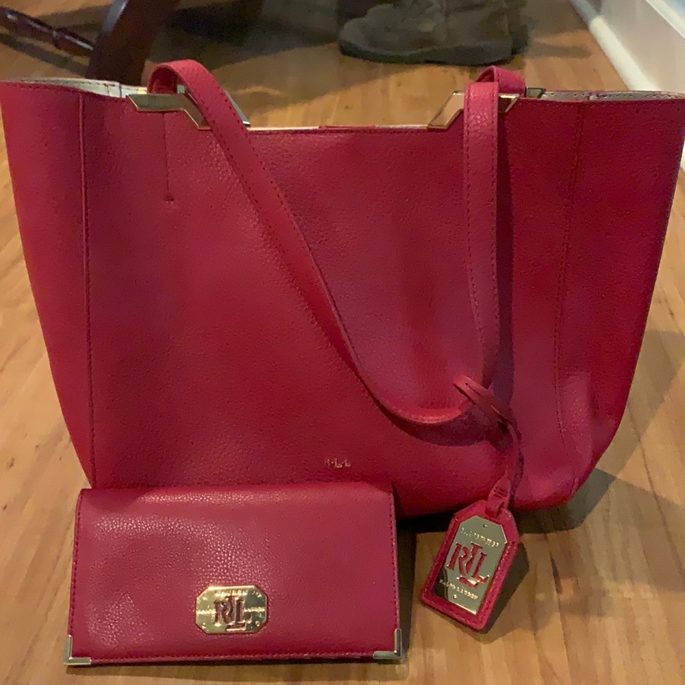 Ralph Lauren tote and Wallet!